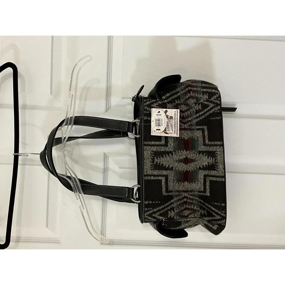 Nocona Southwestern Tapestry Bag Aztec Western Purse Concealed Carry Pocket NWT